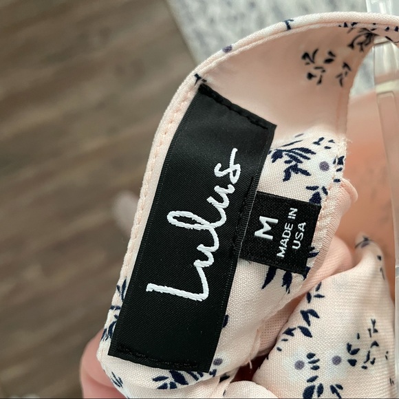 Lulu’s Blush Floral Swing Dress - Picture 6 of 9